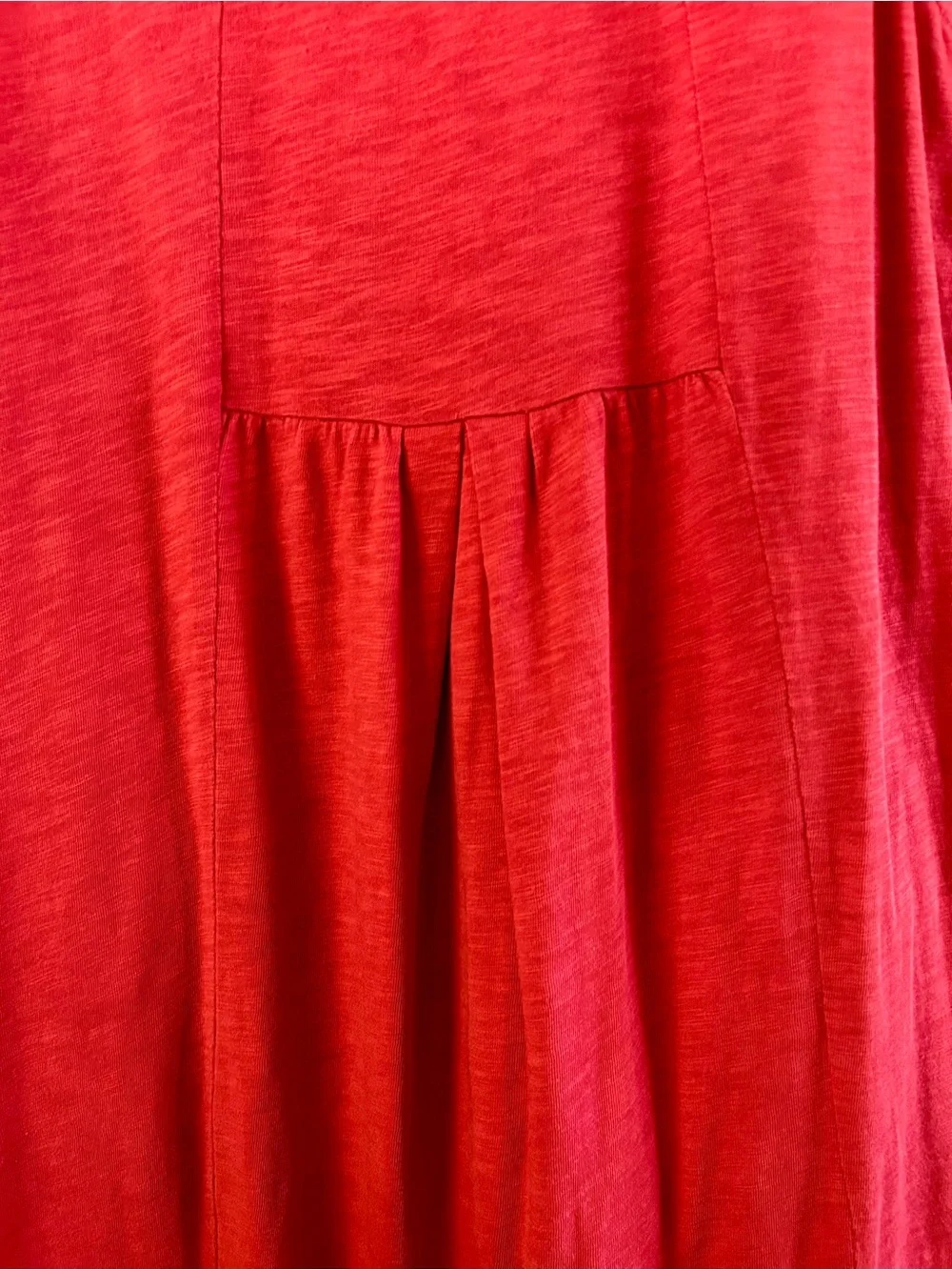 J Jill Coral Red Sleeveless POCKETS Swing A-line Tank Dress, size L - Picture 9 of 10